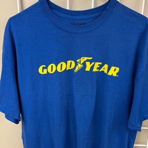 Goodyear Tires Short Sleeve T-Shirt Size XL.Short sleeve. 50%Cotton/50% poly.EUC